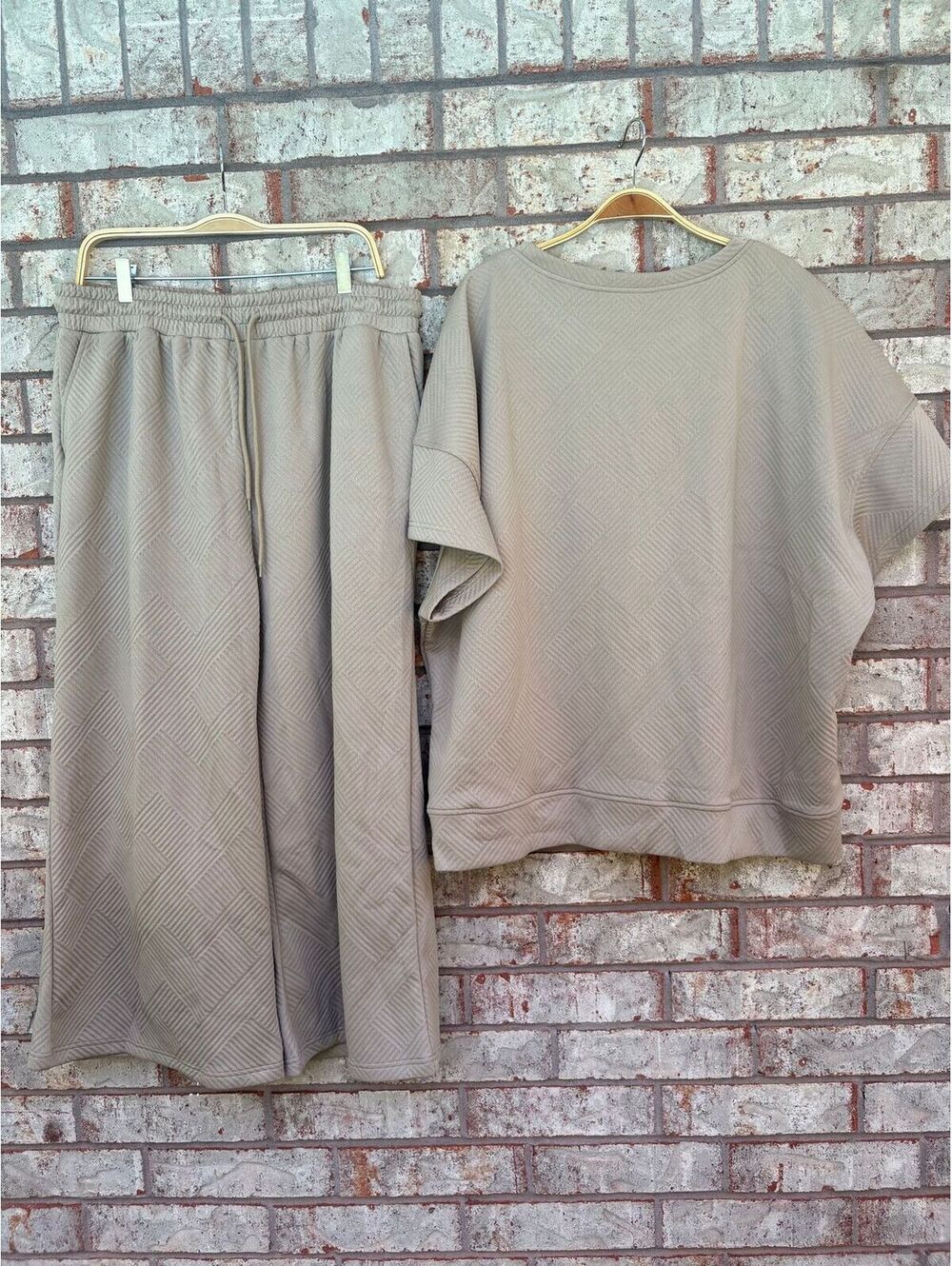 NWT Tea for the Soul Boutique Khaki Set Size 2XL